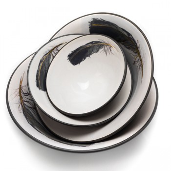 A Nest of Feathers ceramic bowls 600cm