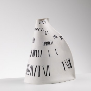 Carol Sinclair Snowscape Bottle Scottish Potters