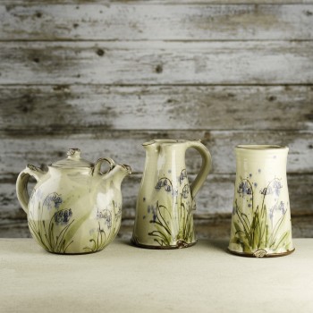 Michelle Lowe bluebell teapot jug and vase
