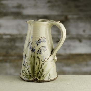 Michelle Lowe medium bluebell jug side view