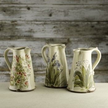 Michelle Lowe medium jugs hawthorn bluebell and ramsons 2