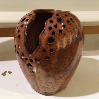 Piggleliggle Ceramic Studio Copper Vase