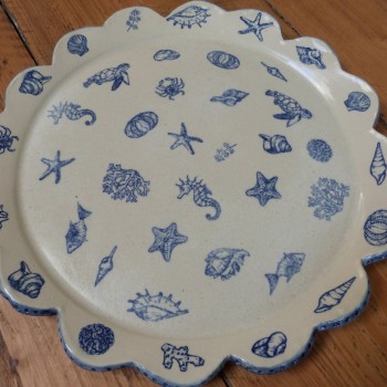 SPA sea creature plate