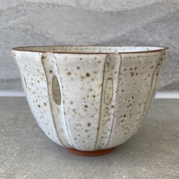 Terracotta hole bowl