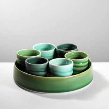 green dish and tot cups.small