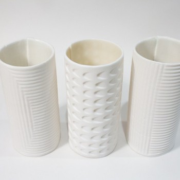 textured cylinder vase 5